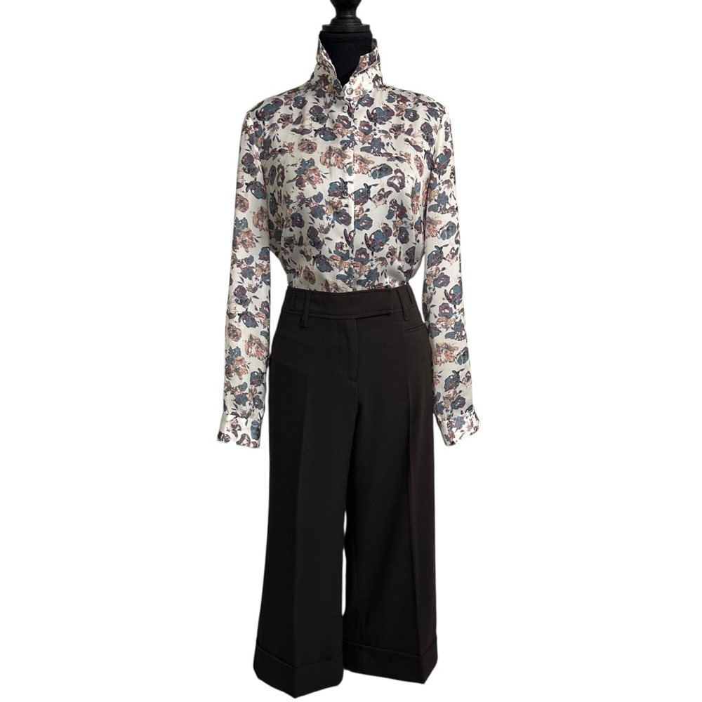 I.S.I.S Elegant Brown Cuffed Capris size 10P